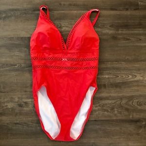 Swimsuits for All Red One Piece